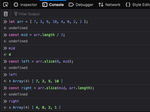 Merge Sort Example in Javascript